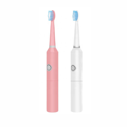 Pink Sonic Electric Toothbrush Set