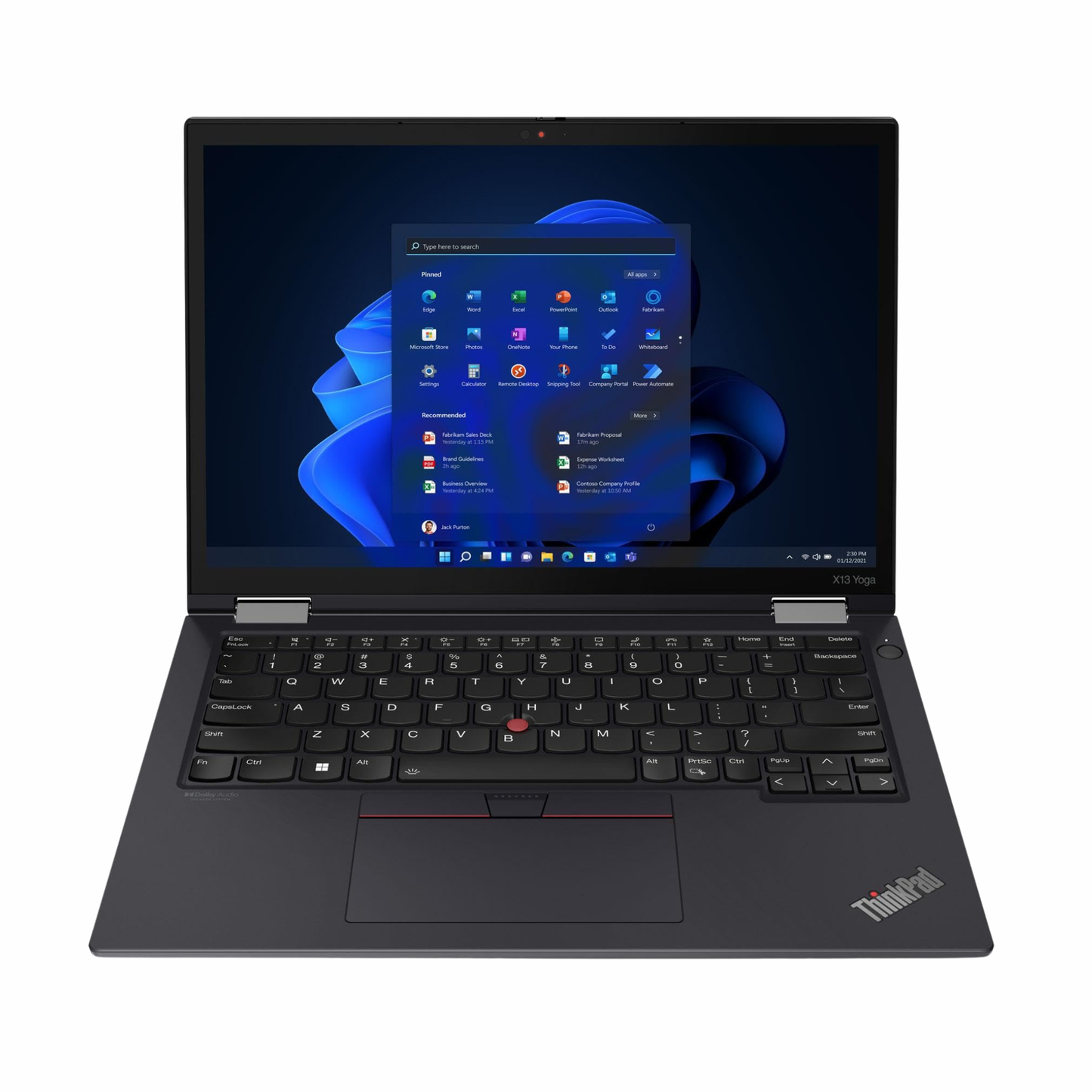 Lenovo X13 yoga 10th Gen Core i5 16GB/512GB Laptop
