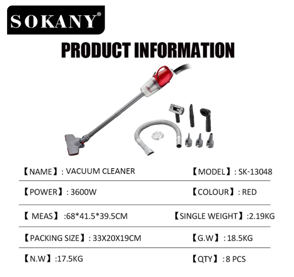SOKANY SK-13048 Vacuum Cleaner