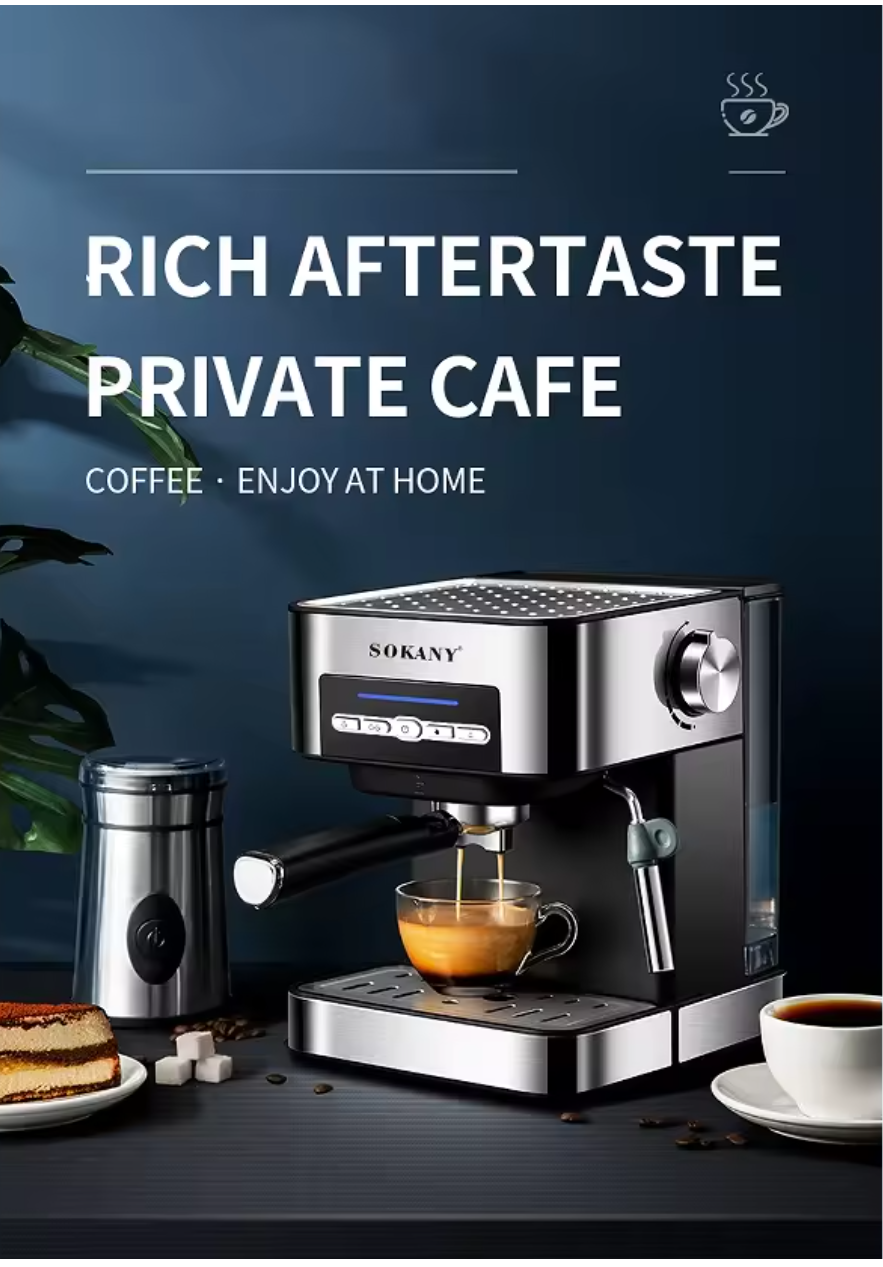 SOKANY Mini Espresso Coffee Machine