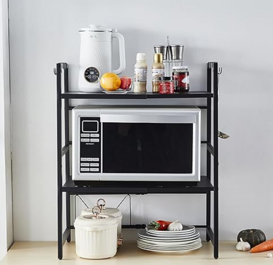 2 TIER MICROWAVE RACK