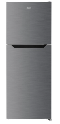 Mika 247L Double Door No Frost Fridge – Sleek Inox Line Brush Finish, Fresh & Frost-Free