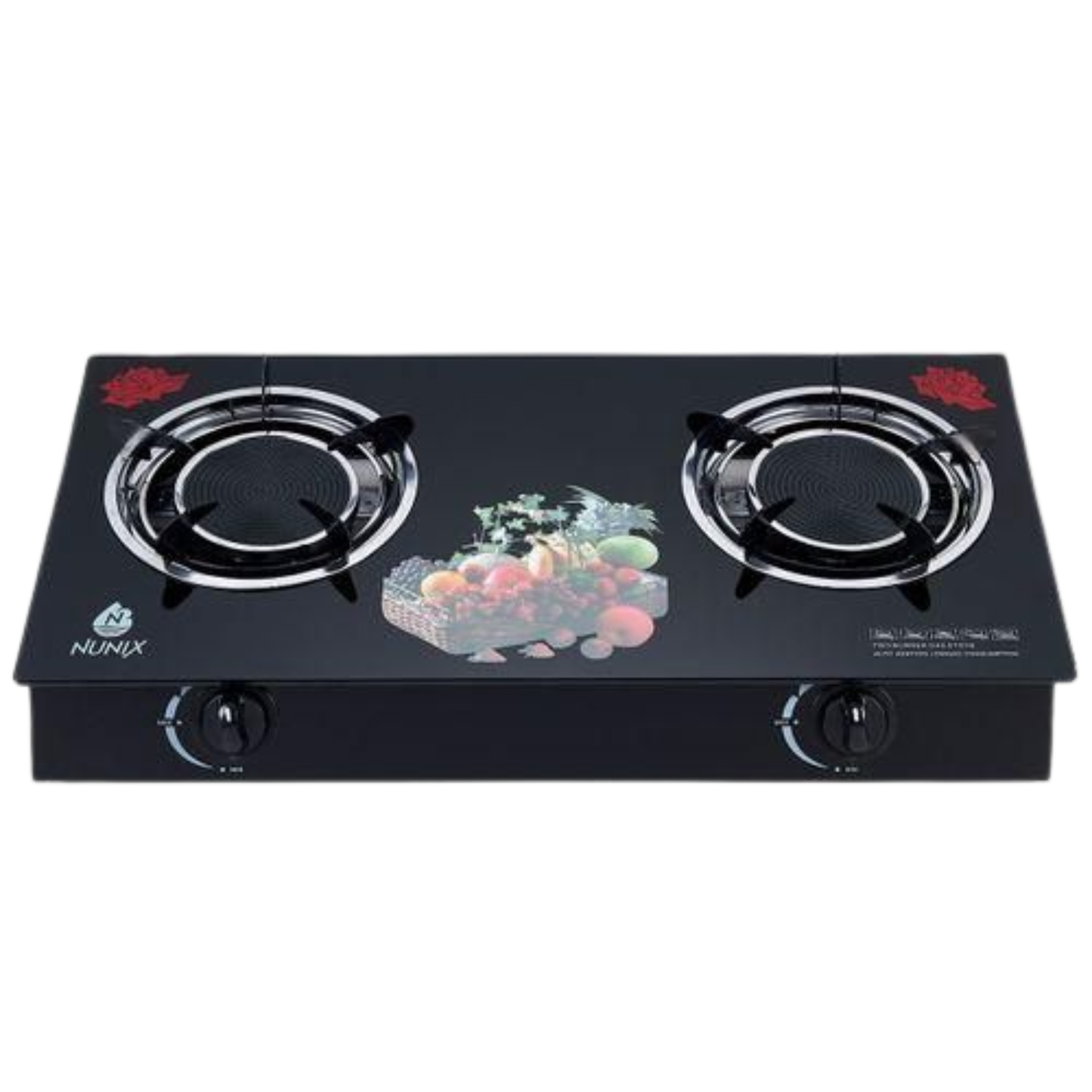 Nunix G1-004 Infrared 2-Burner Tabletop Gas Cooker