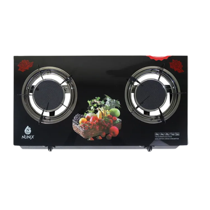 Nunix G1-004 Infrared 2-Burner Tabletop Gas Cooker