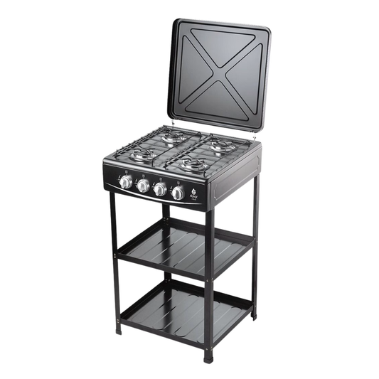 Nunix LTS-01 4-Burner Gas Cooker with Stand