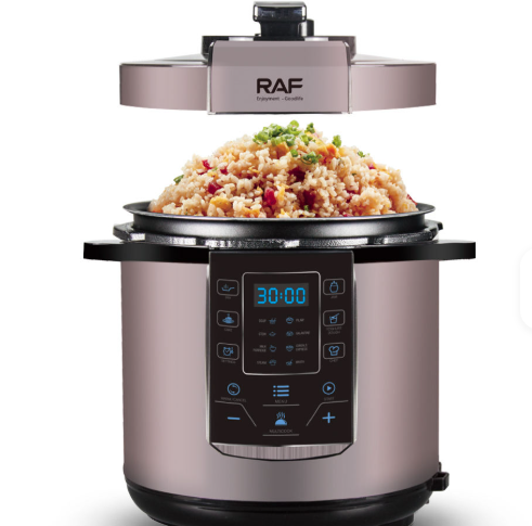 RAF R 171 Newest Multifunctional 6L Pressure Cooker Smart Programmable Digital Electric Pressure Rice Cooker