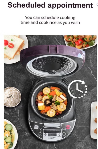 Sokany 6L Automatic Smart Digital Rice Cooker
