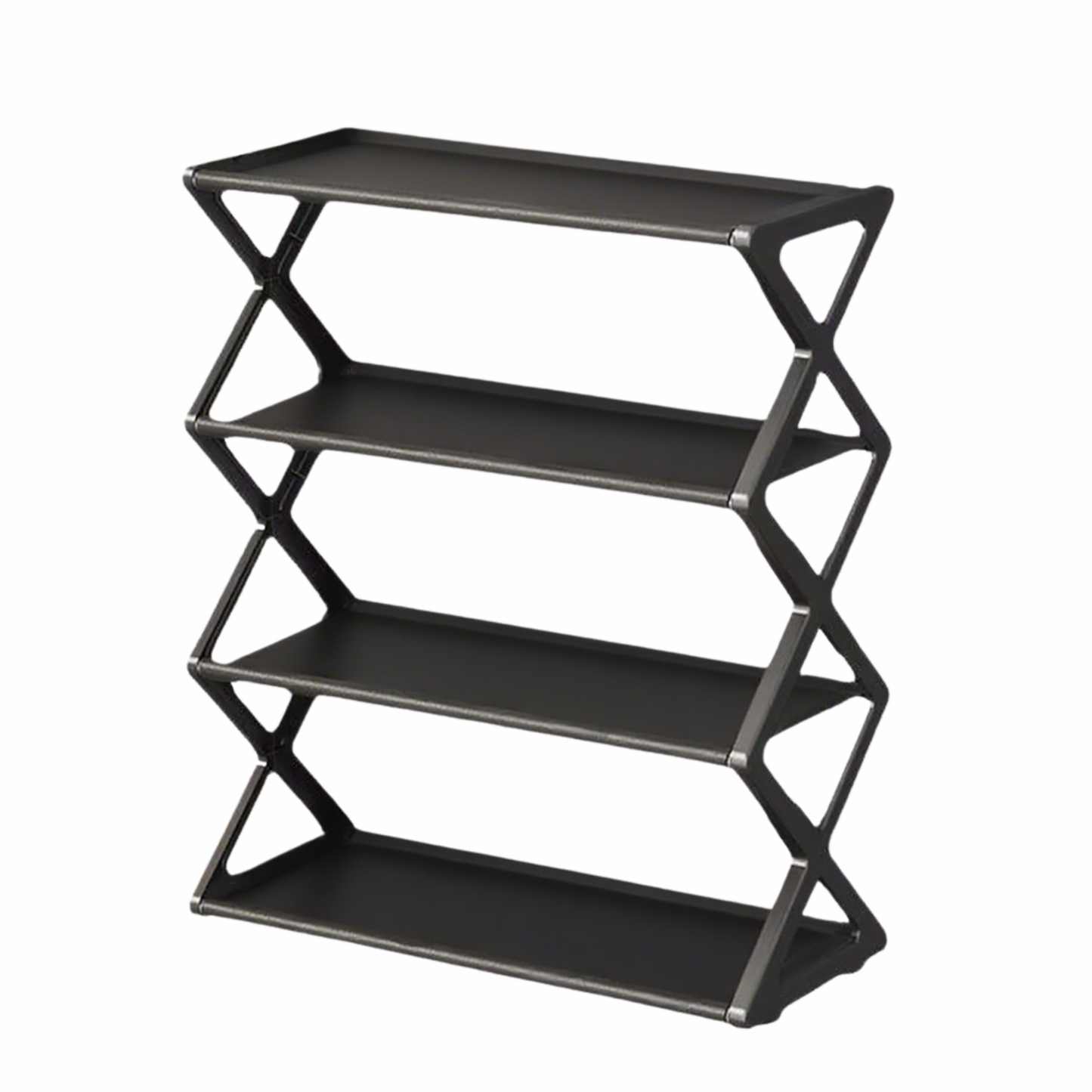 X-Shaped Shoe Rack for Home Multifunctional Steel Assembly Shoecase