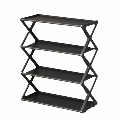 X-Shaped Shoe Rack for Home Multifunctional Steel Assembly Shoecase
