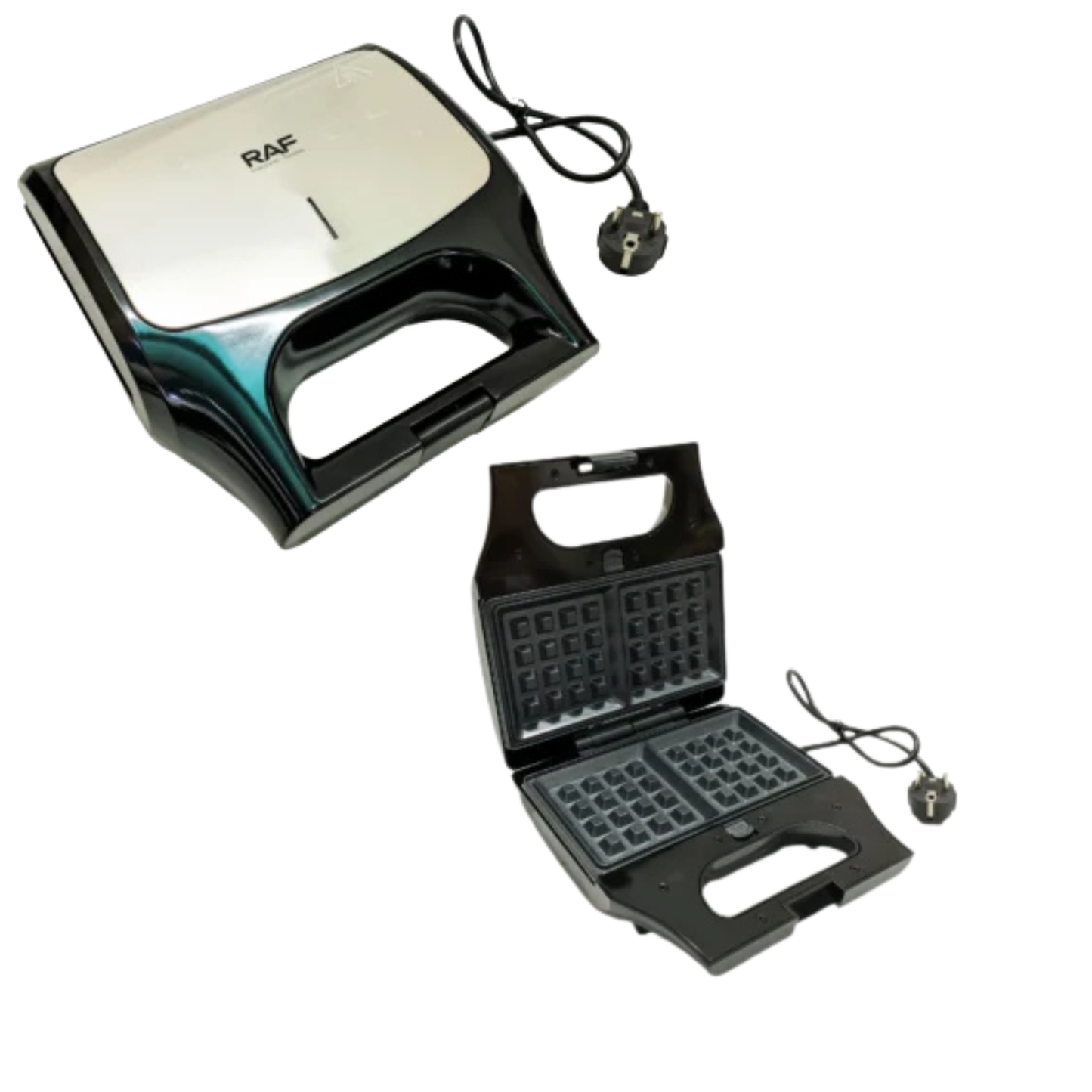 Raf  R.550 4-in-1 Sandwich Maker Panini Grill, Nut & Waffle Maker