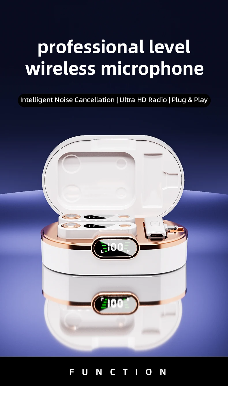 LAVALIER W/GOLD MICROPHONE