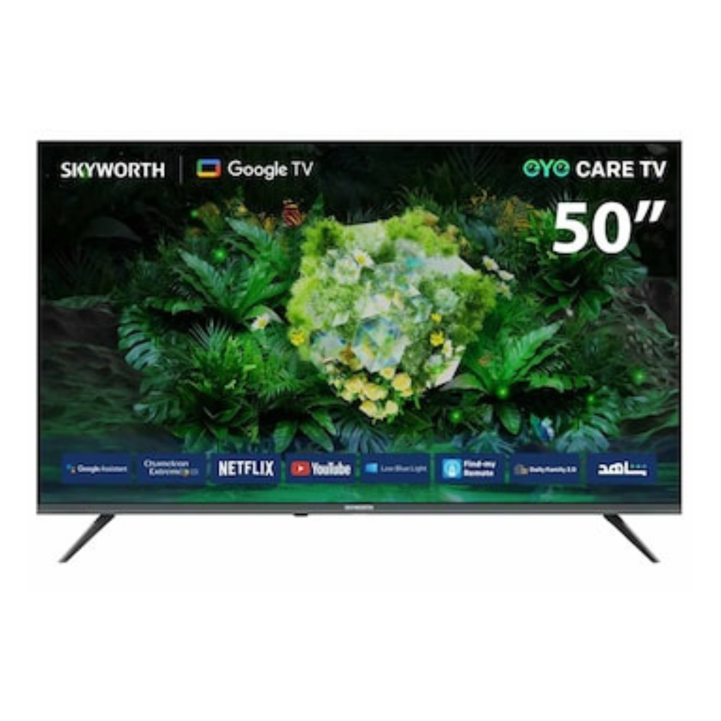 SKYWORTH 50G6500H 50″ 4K UHD SMART LED TV – GOOGLE TV