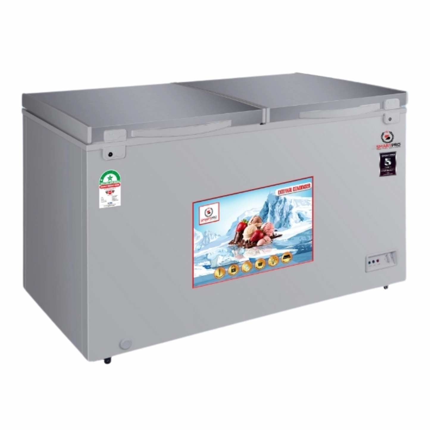 SMARTPRO CHEST FREEZER 450L