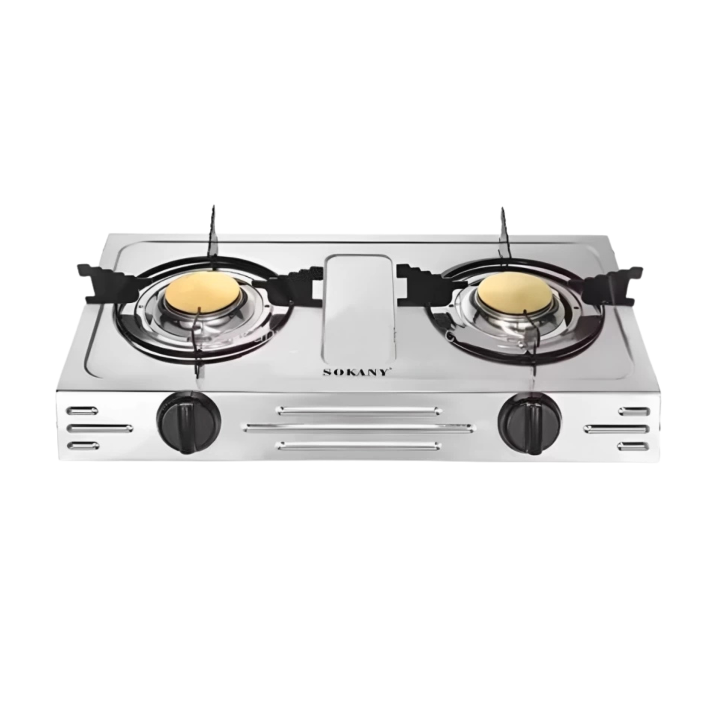 Sokany SK-07022 2-Burner Stainless Steel Gas Stove