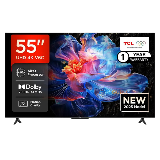 TCL 55″ V6C (New 2025) 4K HDR Google TV 55V6C