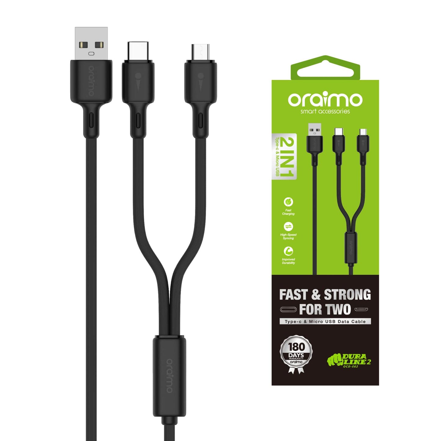 Oraimo 2A Fast Charging Type-C Cable